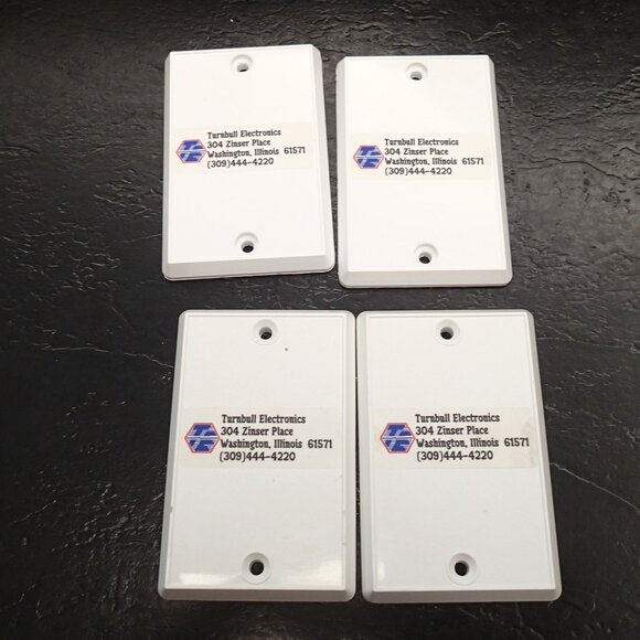 Blank White Cover Plates lot of 4 - Picture 5 of 5